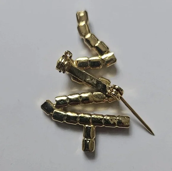 Costume Jewelry Christmas Rhinestone tree Holiday Brooch Pins - Picture 3 of 5